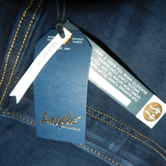 Angels forever Young Tummy Slimming Manhatten Styled Jeans Plus Womens 22W - Picture 5 of 9